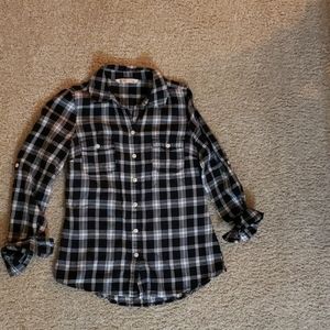 Plaid Old Navy Button Down XS
